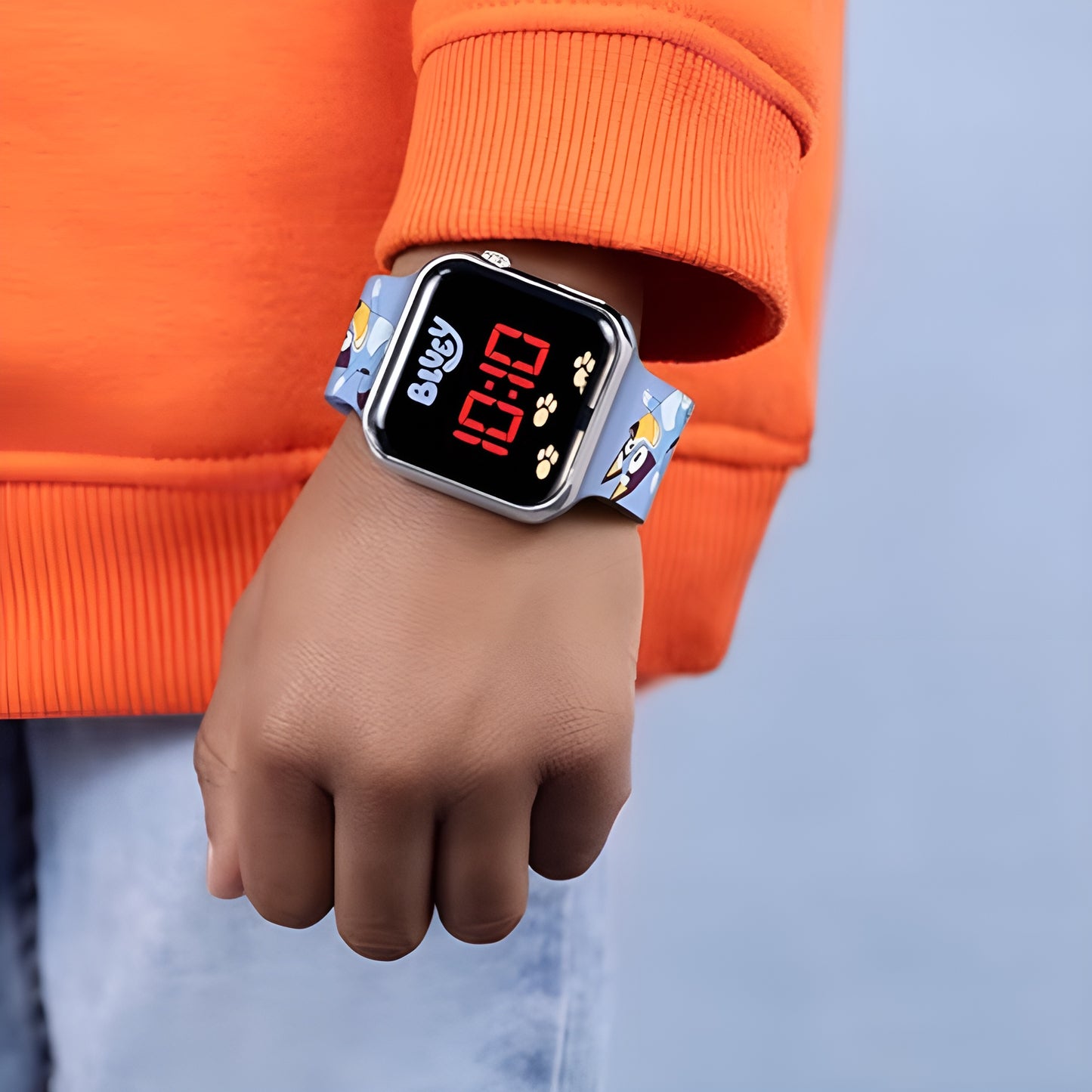 Bluey Printed Strap LED Watch - BLY4081