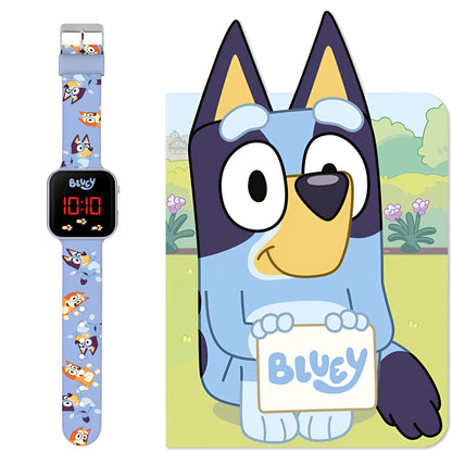 Bluey Printed Strap LED Watch - BLY4081
