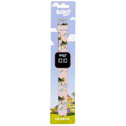 Bluey Printed Strap LED Watch - BLY4157
