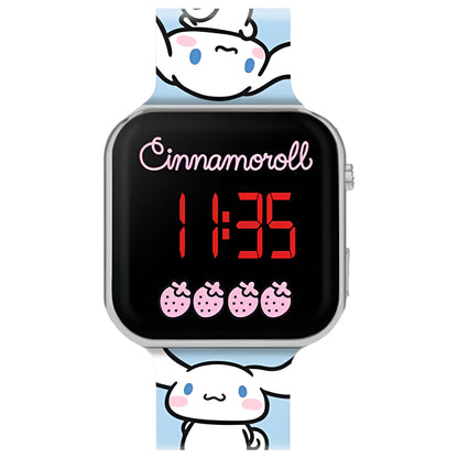 Cinnamoroll Printed Blue Strap LED Watch - CIN0001