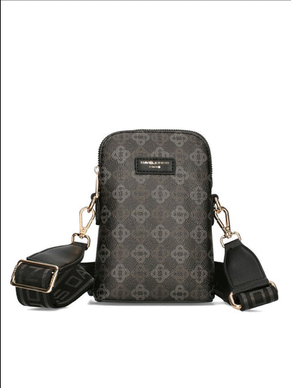 Women's Crossbody Bags - DAVID JONES CM7151 Black