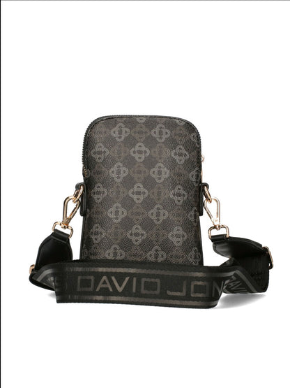 Women's Crossbody Bags - DAVID JONES CM7151 Black
