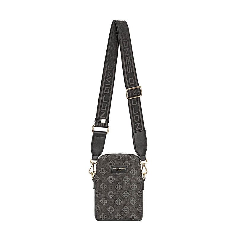 Women's Crossbody Bags - DAVID JONES CM7151 Black