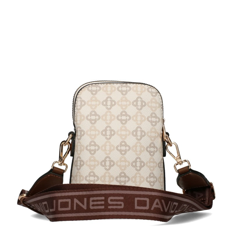 Women's Crossbody Bags - DAVID JONES CM7151 Creamy White