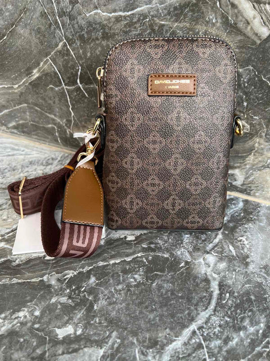 Women's Crossbody Bags - DAVID JONES CM7151 Dark Brown