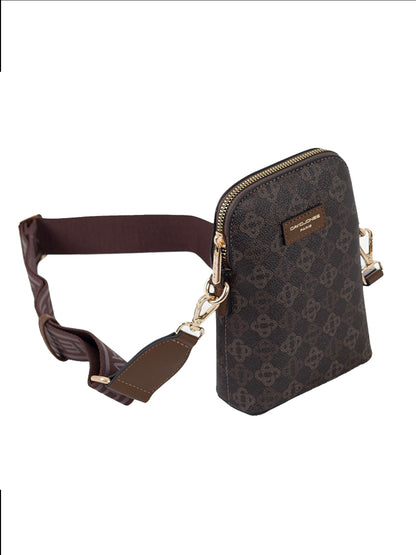 Women's Crossbody Bags - DAVID JONES CM7151 Dark Brown