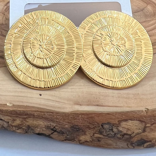 E180530 GOLD EARRINGS