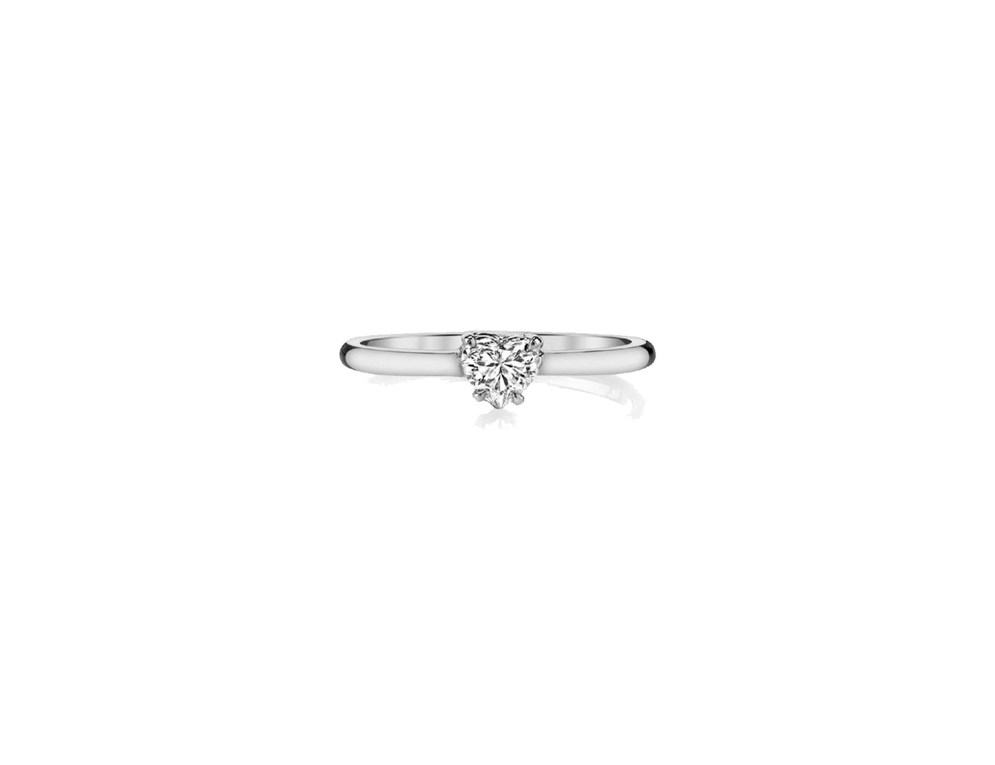 FUOCO CAPRI Heart Solitaire Ring - FC0408