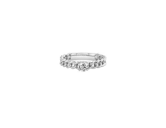 FUOCO CAPRI Groumette Solitaire Ring - FC0419