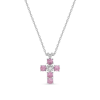 FUOCO CAPRI Eternity Cross Necklace - FC0440