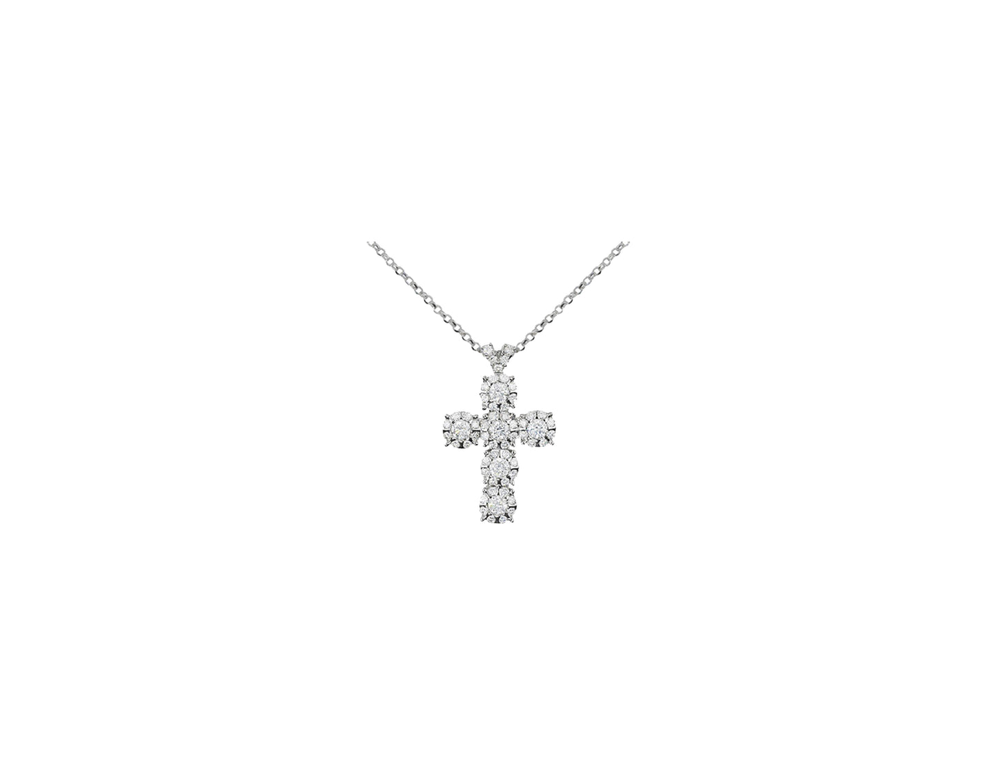 FUOCO CAPRI Illusion Cross Necklace - FC0441