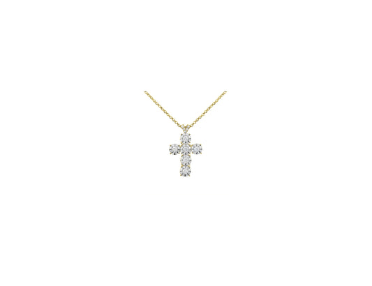 FUOCO CAPRI Illusion Cross Necklace - FC0441Y