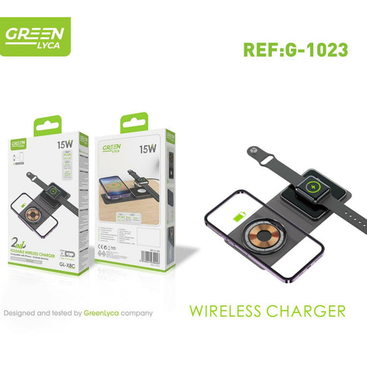 G-1023-FOLDABLE WIRELESS CHARGING STATION 15W