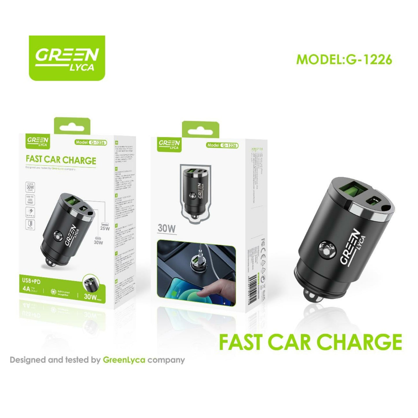 G-1226 Fast Car Charge 30Wmax