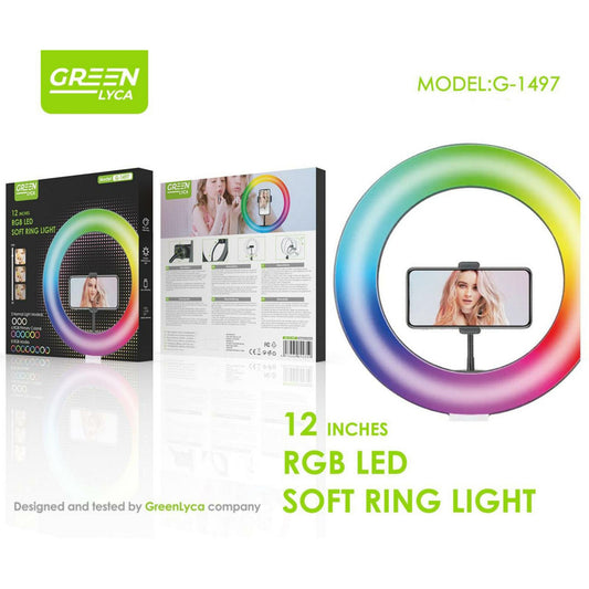 G1497 RGB LED Soft Ring Light 12 inches