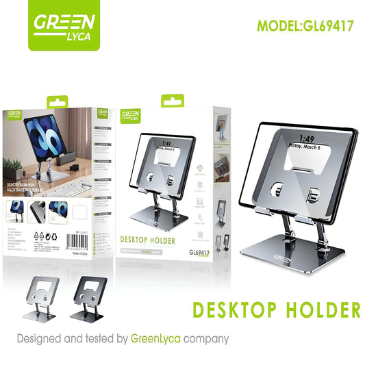 GL69417 Foldable Desktop Holder for Smartphone and Tablets