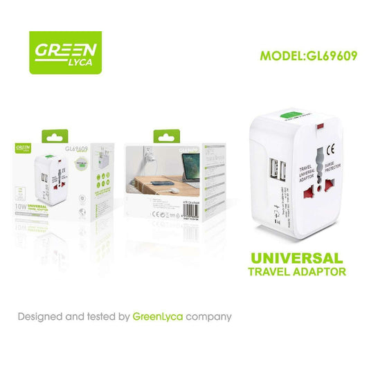 GL69609 Universal Travel Adaptor 10W