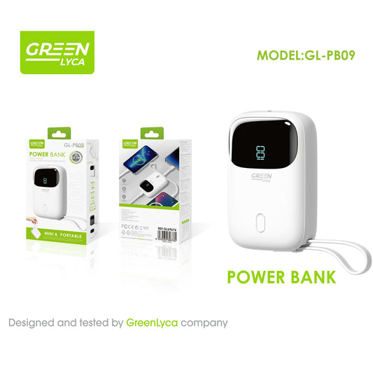 GL69676 Mini & Portable Power Bank 9000mAh