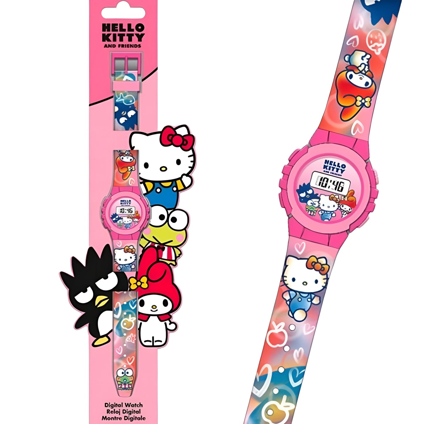 Hello Kitty Silicone Strap Digital Watch - HK50153