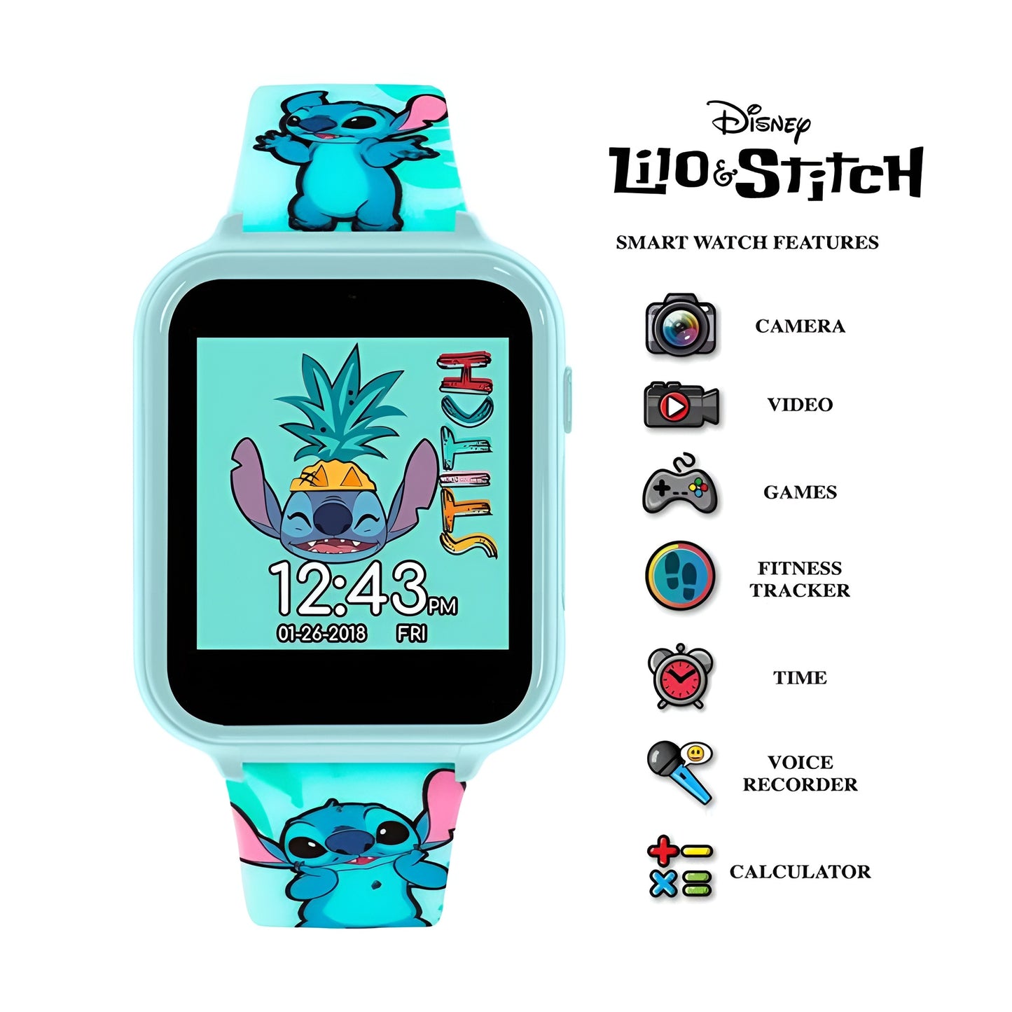 Disney Lilo & Stitch Interactive Watch - LAS4027