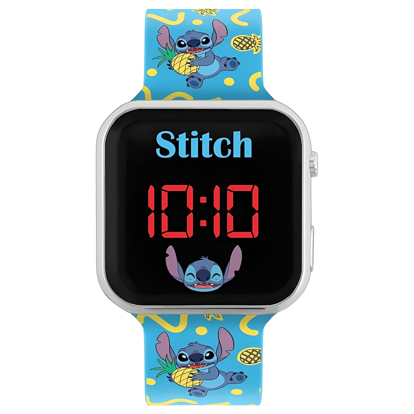 Lilo & Stitch Blue Printed Strap LED Watch - LAS4038