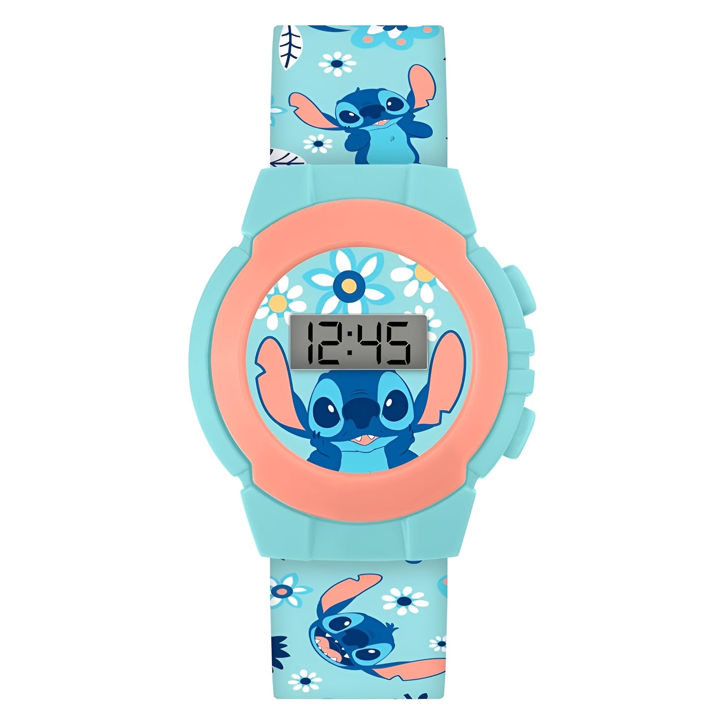 Disney Lilo & Stitch Blue Digital Watch - LAS4082