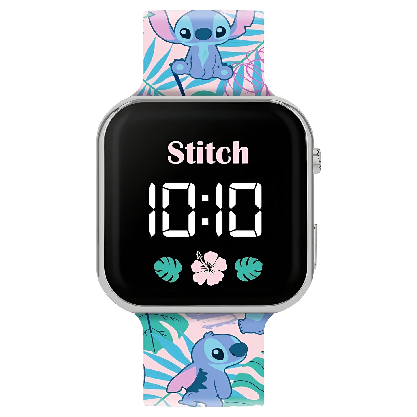 Lilo & Stitch Pink Printed Strap LED Watch - LAS4091