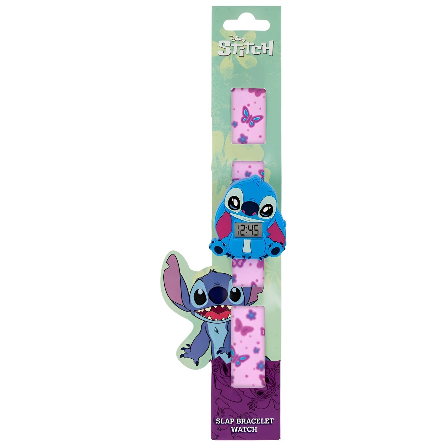Stitch Butterfly Slap Bracelet Digital Watch - LAS4140