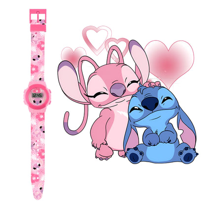 Lilo And Stitch Angel Pink Digital Watch - LAS4141