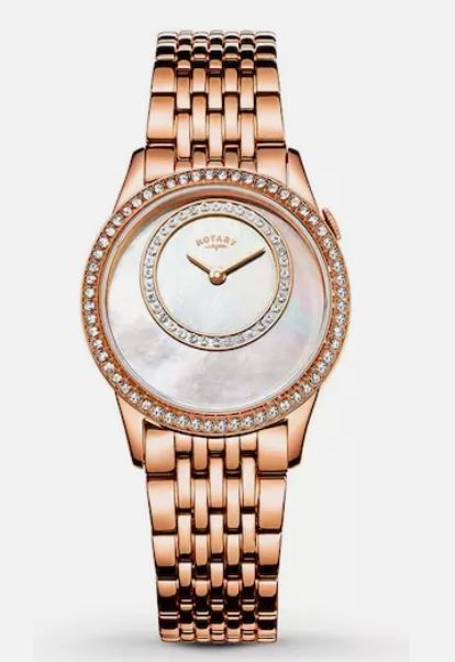 Rotary Classic Rose Gold Ladies’ Watch LB00654/07