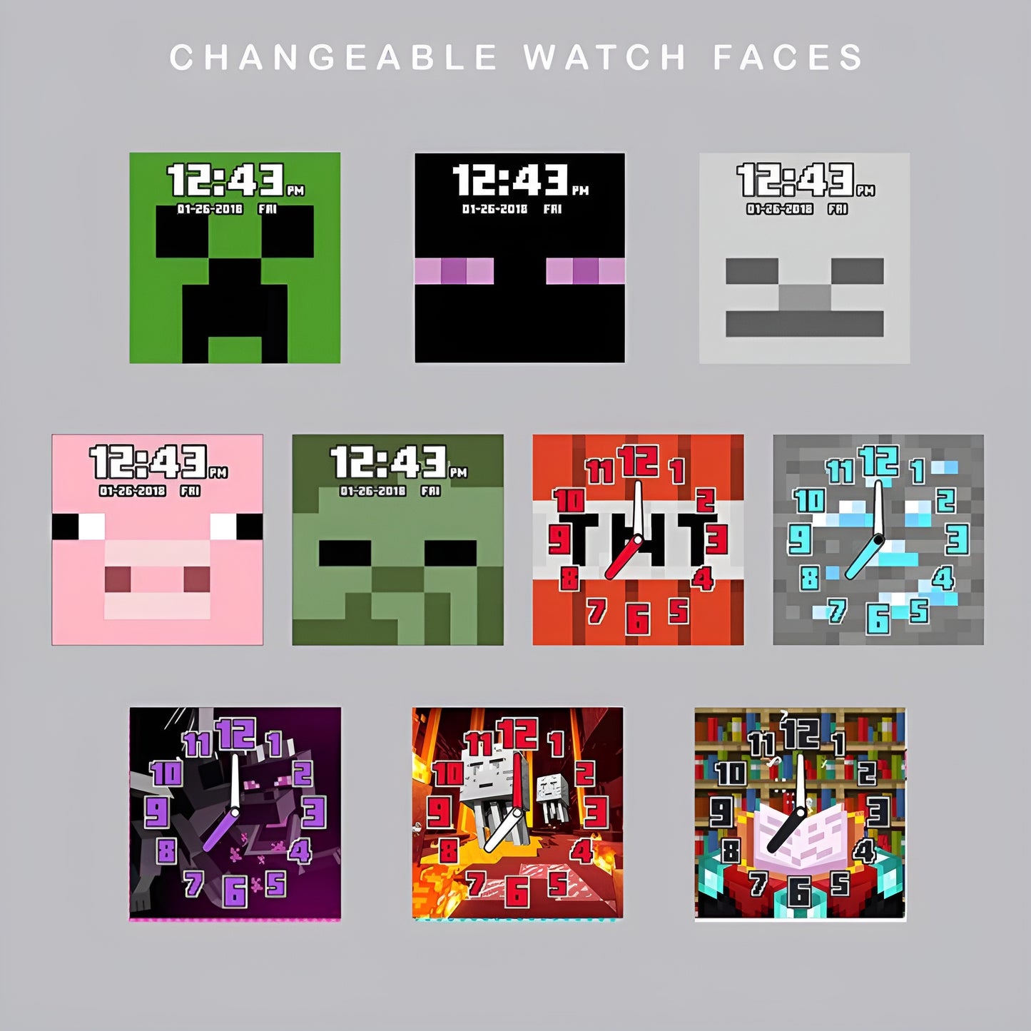 Minecraft Interactive Watch - MIN4045
