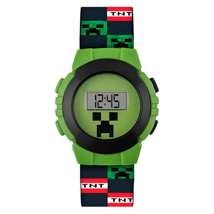 Minecraft Green Digital Watch - MIN4223