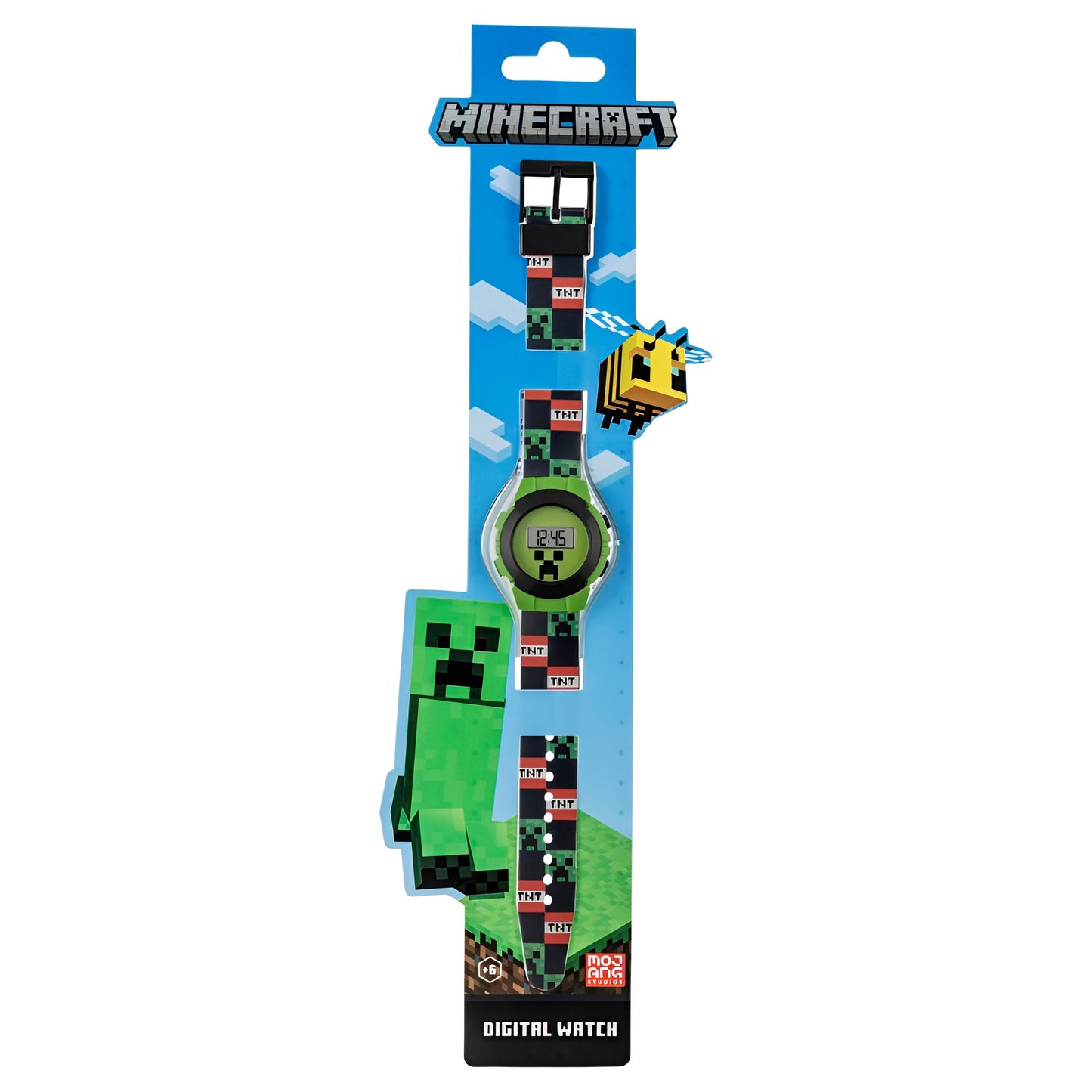 Minecraft Green Digital Watch - MIN4223