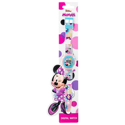 Disney Minnie Mouse Multicoloured Digital Watch - MN4443
