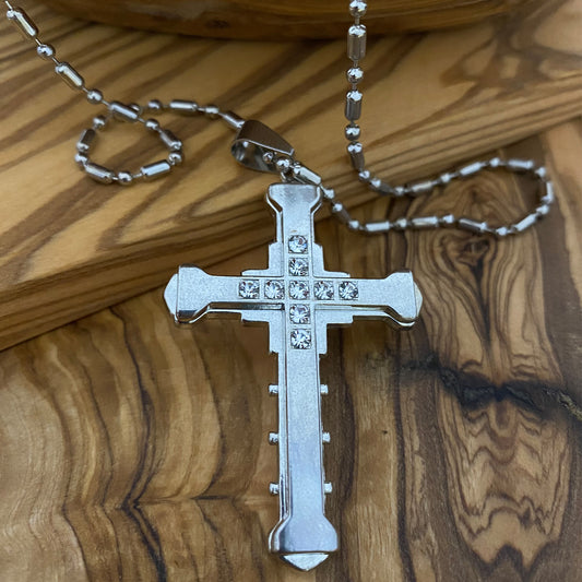 Women's Stainless Steel Cross Necklace - CR005