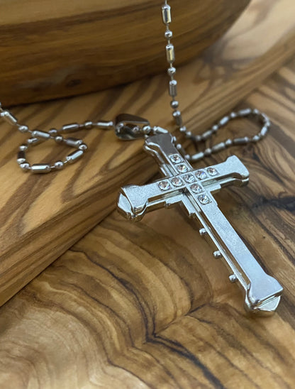 Women's Stainless Steel Cross Necklace - CR005