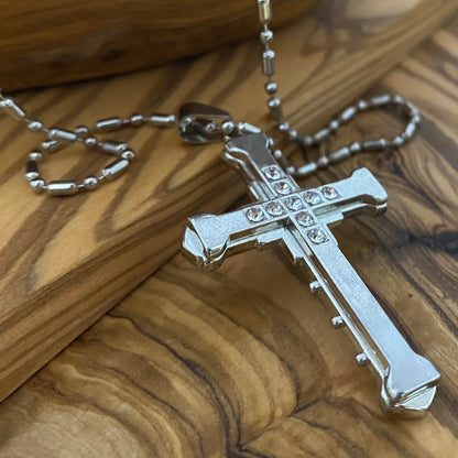 Women's Stainless Steel Cross Necklace - CR005