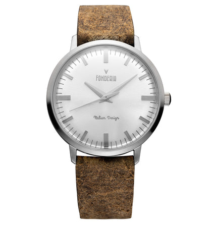 FONDERIA The Professor Silver Index Brown- P-6A003US4