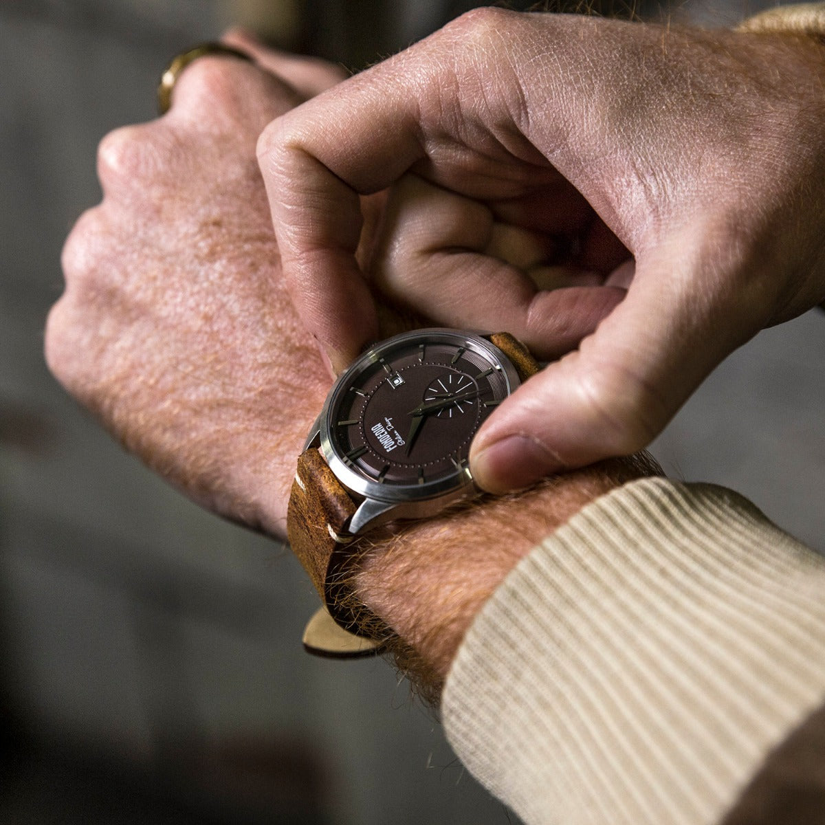 FONDERIA Streamliner Brown Silver - P-6A009UR1
