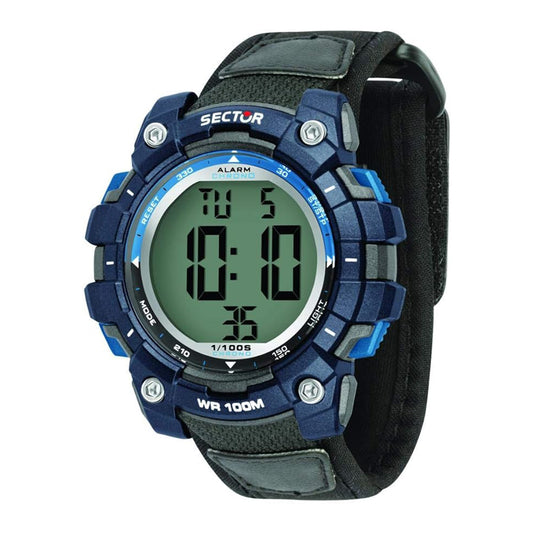 SECTOR Expander Black Fabric Strap - R3251520002
