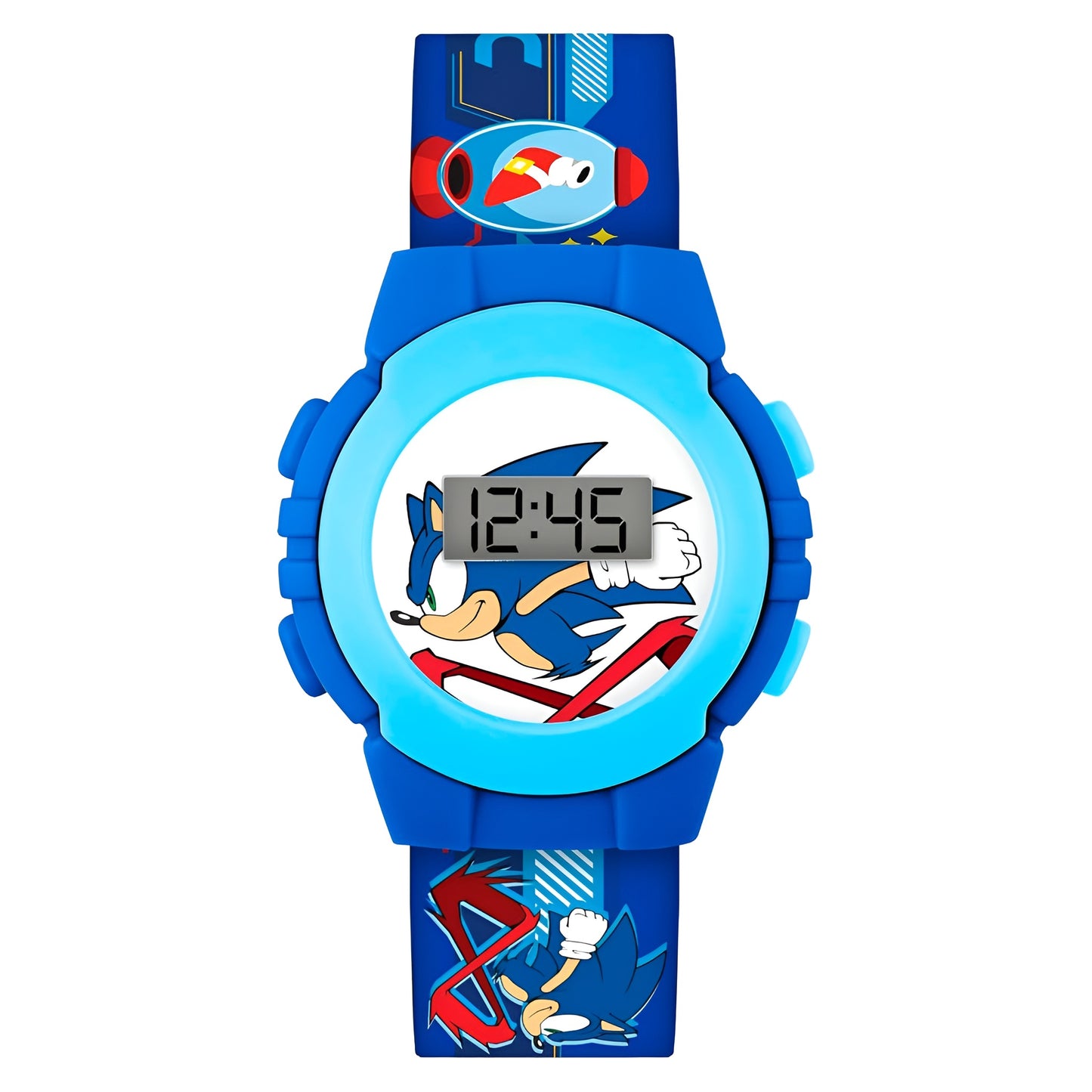 Sonic Sega The Hedgehog Blue Digital Watch - SNC4316