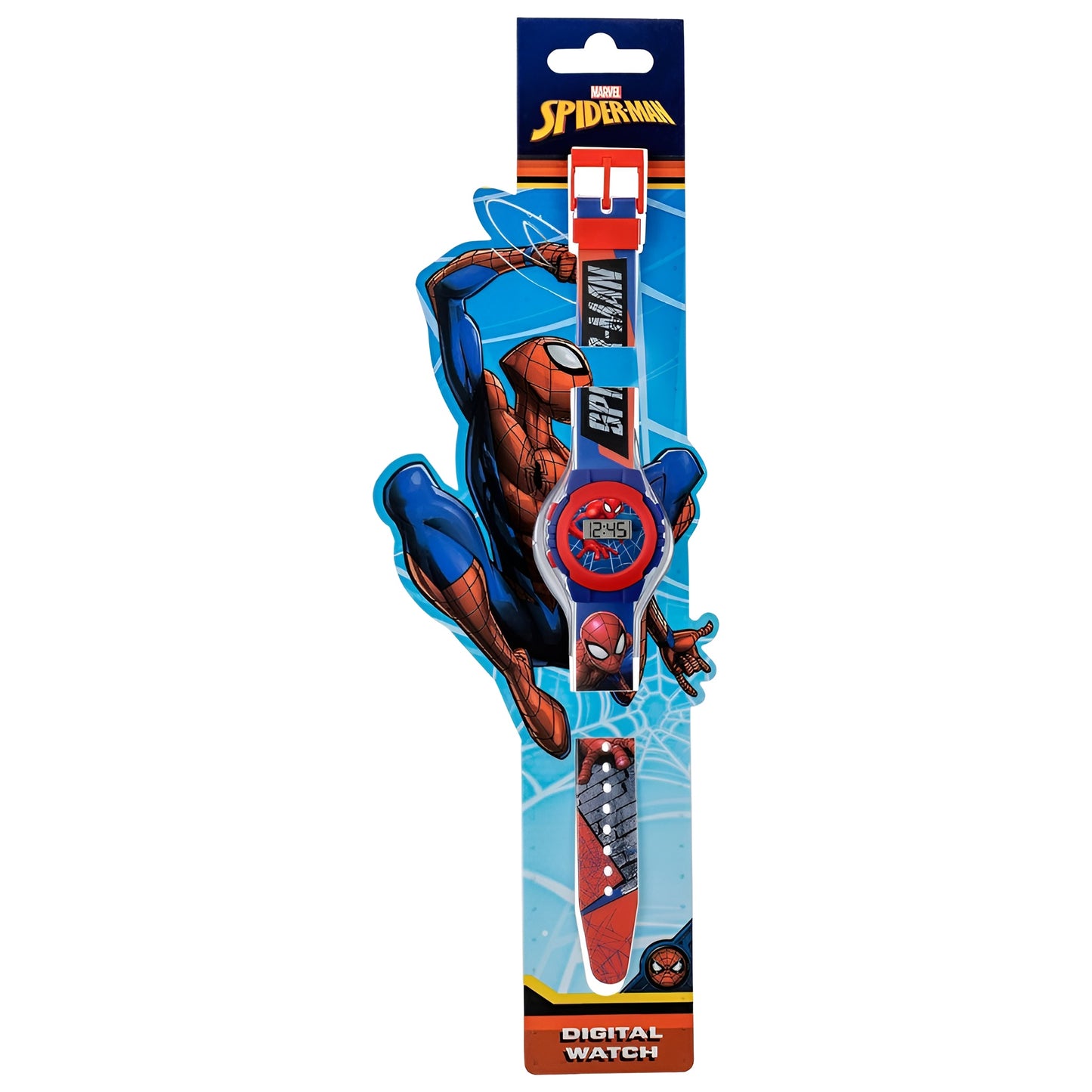 Marvel Spiderman Red and Blue Digital Watch - SDP4972