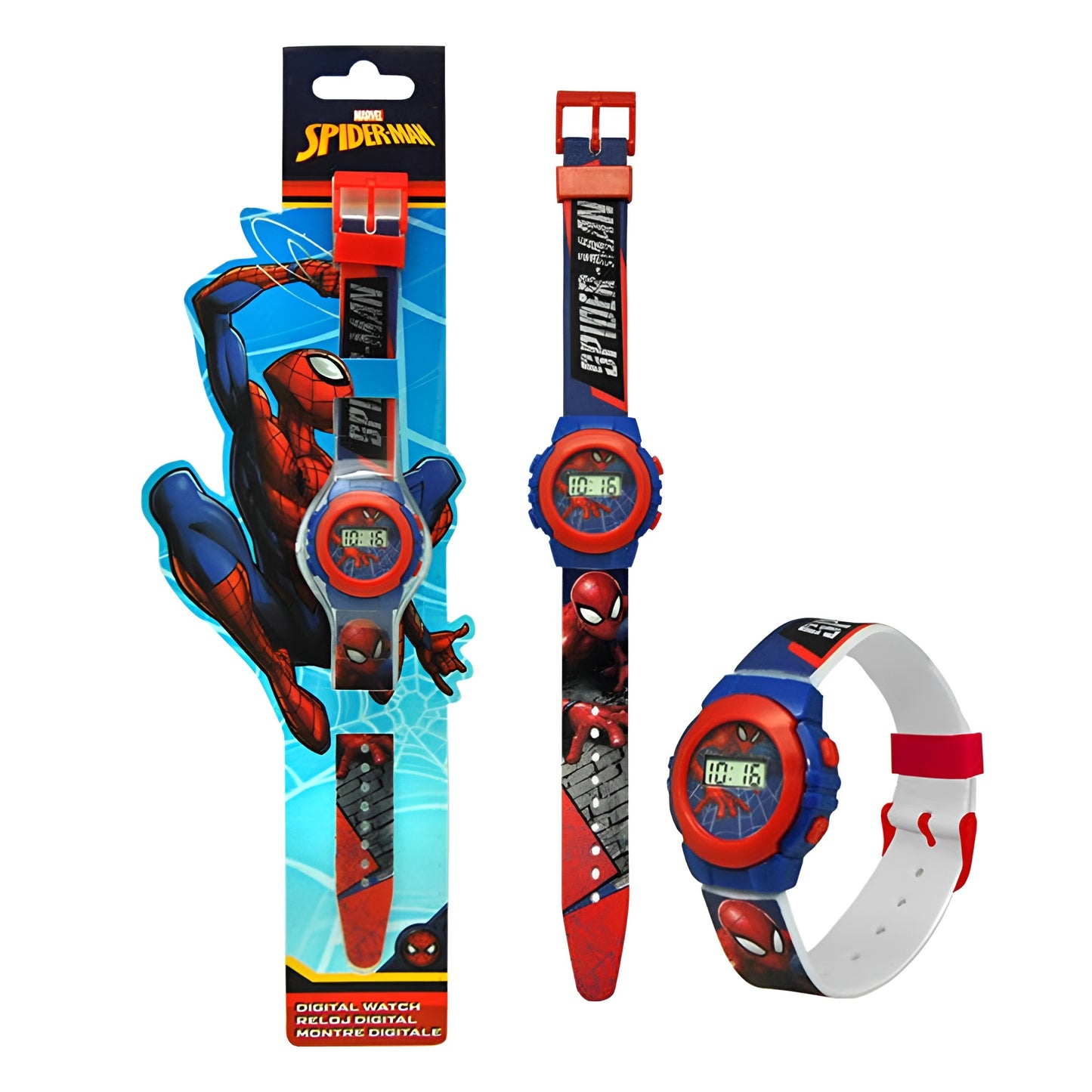 Marvel Spiderman Red and Blue Digital Watch - SDP4972