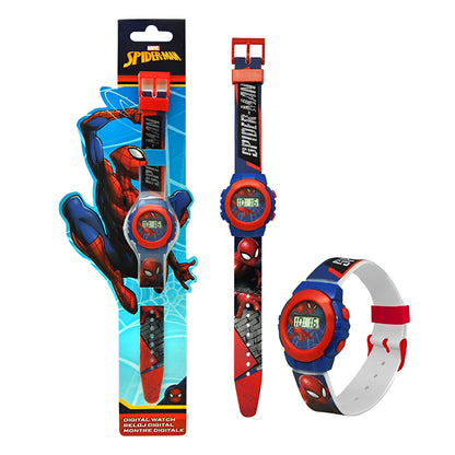 Marvel Spiderman Red and Blue Digital Watch - SDP4972