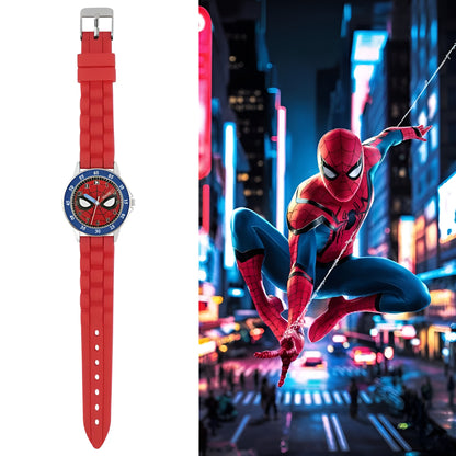 Disney Marvel Spiderman Red Silicone Strap Watch - SPD9038