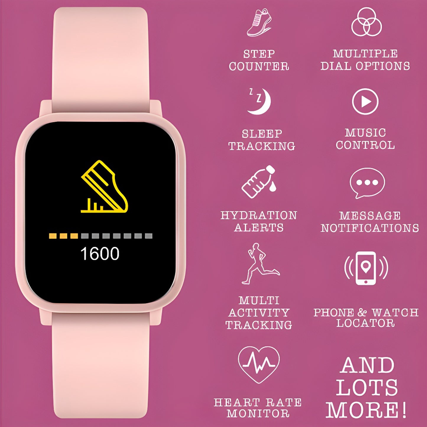 Tikkers Series 10 Pink Smart Watch & Earbuds - TKS10-0001 - Gift Set