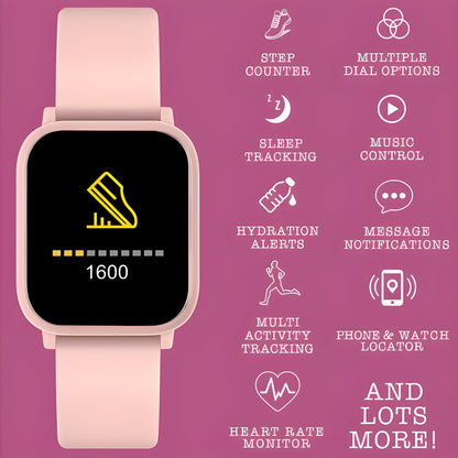 Tikkers Series 10 Pink Smart Watch & Earbuds - TKS10-0001 - Gift Set