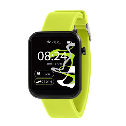 Tikkers Series 13 Green Silicone Strap Smart Watch - TKS13-026
