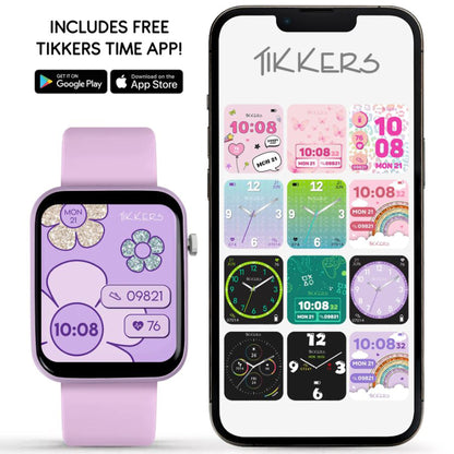 Tikkers Kids Series 13 Smart Lilac Interchangeable Strap Watch Set - TKS13-0029