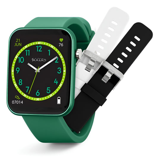 Tikkers Kids Series 13 Smart Green Interchangeable Strap Watch Set - TKS13-0030